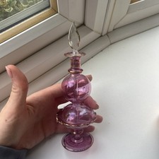 Hand blown etched for sale  SHEFFIELD