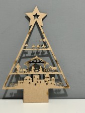 Wooden christmas decoration for sale  STOCKPORT