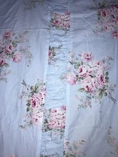Usado, Capa de edredom completa queen tamanho Rachel Ashwell chique gasto Bella azul com rosas comprar usado  Enviando para Brazil