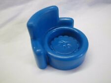 Cadeira Fisher Price Little People azul escura para casa RARA ~ Design no assento comprar usado  Enviando para Brazil