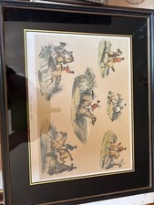 Two lithograph prints for sale  STAFFORD