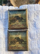 Bridle Rosette's Pendleton Roundup Letter Buck 1910 quadrado 2x2 em latão e vidro comprar usado  Enviando para Brazil