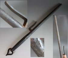 Placa de nome Jutte Jitte Muramasa antiga arma tradicional do Japão polícia Edo tinha comprar usado  Enviando para Brazil