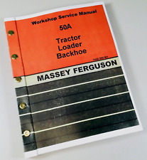 Retroescavadeira Massey Ferguson Mf 50A manual de serviço de reparo livro de loja comprar usado  Enviando para Brazil