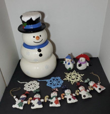 Cookie jar snowman for sale  Lander