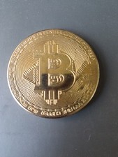 Monnaie bitcoin plaquée d'occasion  Issy-les-Moulineaux