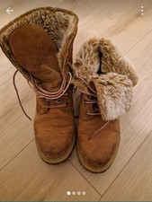 Leder boots damen gebraucht kaufen  Polle