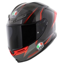 Capacete de motocicleta AGV K6 S Slashcut brilho preto vermelho, rosto inteiro, novo E2206! comprar usado  Enviando para Brazil