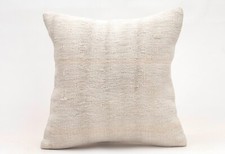 Capa de travesseiro de cânhamo branco, 16"x16", travesseiro decorativo, travesseiro de arremesso, travesseiro de destaque, usado comprar usado  Enviando para Brazil