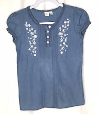 Blusa de cambraia bordada The Children’s Place 1989 para meninas tamanho grande 10/12 comprar usado  Enviando para Brazil