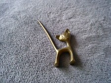 Ringhalter messing katzenfigur gebraucht kaufen  Neustadt an der Weinstraße
