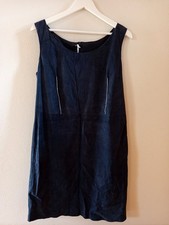 Robe daim bleu d'occasion  Saint-Ouen