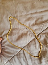 Corrente de corda folheada a ouro 18k The Gold Gods 26"" comprar usado  Enviando para Brazil