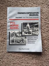 Owner operator manual for sale  Elkton