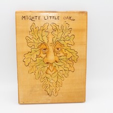 Green man pyrography for sale  AMMANFORD