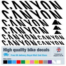 Canyon bike decals for sale  SHREWSBURY