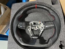 Volante esportivo plano fibra de carbono preto para AUTO Toyota Corolla 2003-2013, usado comprar usado  Enviando para Brazil