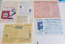 Ancien prospectus pile d'occasion  Lamalou-les-Bains