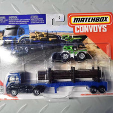Matchbox Convoy Ford caminhão de carga e cama madeireira - brinquedo Dirt Smasher comprar usado  Enviando para Brazil