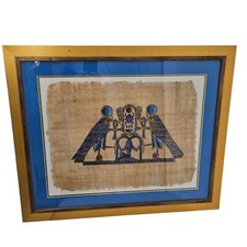 Framed handpainted egyptian for sale  Greensboro