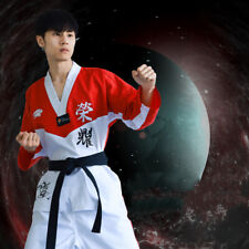 Uniforme de taekwondo coreano gola V Dobok uniformes brancos Tae Kwon Do MMA artes marciais comprar usado  Enviando para Brazil