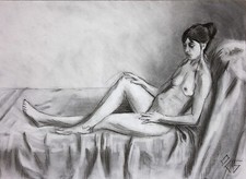 Original female charcoal for sale  EDINBURGH