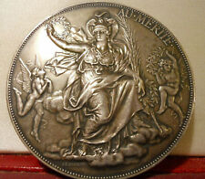 1895 MEDALHA DE ARTE PRATA CAPELÃO ALIANÇA FRANCAISE PRÊMIO DEUSA ROMANA SABEDORIA comprar usado  Enviando para Brazil
