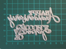 Happy anniversary metal for sale  UCKFIELD