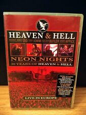 Heaven & Hell DVD Neon Nights 2009 Live Germany Dio Iommi Butler Black Sabbath comprar usado  Enviando para Brazil
