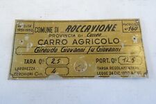 Insegna carro agricolo usato  Santena