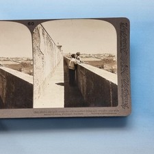 Usado, Foto real Lisboa Stereoview C1895 Portugal homem criança cidade fonte de água aquaduto comprar usado  Enviando para Brazil