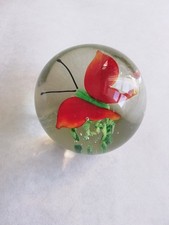 Fermacarte sfera vetro usato  Segrate