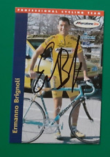 CYCLISME carte cycliste ERMANNO BRIGNOLI équipe MERCATONE UNO 2000 Signée comprar usado  Enviando para Brazil