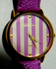 Relógio feminino Genebra platina quartzo perfeito estado. Parte traseira de aço inoxidável. A cor do th, usado comprar usado  Enviando para Brazil