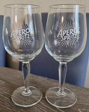 Par de Aperol Spritz Glass Luca Trazzi projetado, 300ml, 8 1/2" *NOVO*, usado comprar usado  Enviando para Brazil