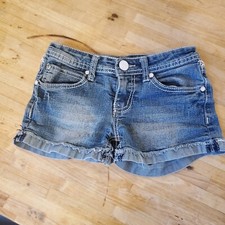 Shorts jeans Free Planet feminino tamanho 8 lavagem média renda crochê comprar usado  Enviando para Brazil