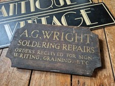 Vintage old wooden for sale  LEICESTER