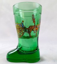 Bota de vidro vintage verde Shot Mod.dep. Carruagem puxada a cavalo para homem da Itália comprar usado  Enviando para Brazil