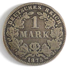Reichsmark silber 1875 gebraucht kaufen  Hamburg
