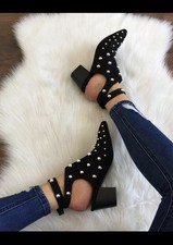 Studded suede ankle for sale  MANCHESTER