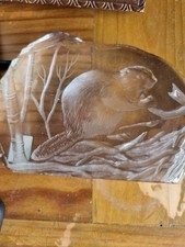 Dartington crystal beaver for sale  GRAVESEND