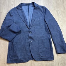 Blazer masculino ANGELO NARDELLI não construído jaqueta de viagem verão 40 azul Itália comprar usado  Enviando para Brazil