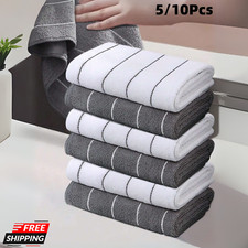 5 peças de pano de limpeza de cozinha xadrez elegante macio confortável, usado comprar usado  Enviando para Brazil