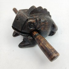 Wooden frog percussion for sale  WARRINGTON