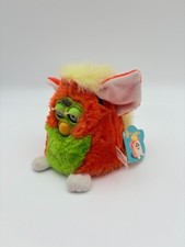 Etiquetas eletrônicas originais Furby verde laranja olhos azuis tigre não funciona 1999, usado comprar usado  Enviando para Brazil