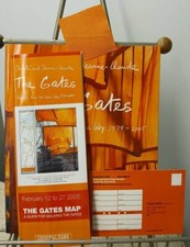 Christo and Jeanne-Claude “The Gates” Coffee Table Book Swatch Map VG Preowned comprar usado  Enviando para Brazil