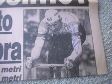 Autografo ciclismo francesco usato Autografo ciclismo francesco usato  Vinzaglio