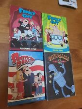 Caixa de DVD - Family Guy Vol. 4/5, Futurama Vol. 4, American Dad! Vol. 1 - LEIA comprar usado  Enviando para Brazil
