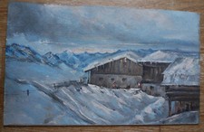 Winter hochgebirge ölgemälde gebraucht kaufen  München