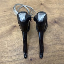 Shimano 105 preto ST-5600 conjunto de câmbio de bicicleta de estrada 2x10 duplo 10 velocidades STI comprar usado  Enviando para Brazil